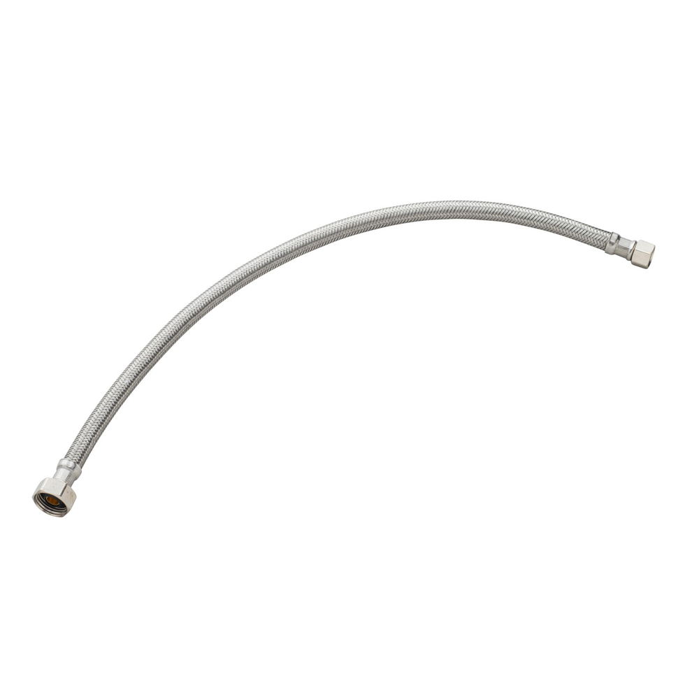3/8 in. Flare x 1/2 in FIP x 20 in. Braided Stainless Steel Faucet Supply Line