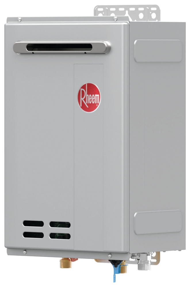 RHEEM HIGH EFFICIENCY NON-CONDENSING OUTDOOR TANKLESS NAT GAS_199,900 BTU/H 