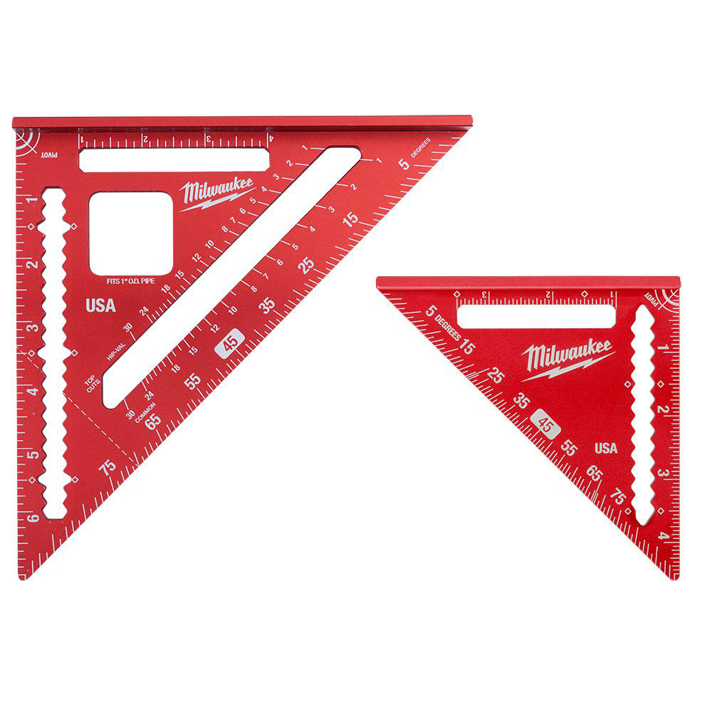 2PC 7 RAFTER SQUARE & 4-1/2 TRIM SQUARE 